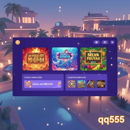 Ilustração de Explore os Jogos e Serviços VIP no qq555 com Diversão Garantida