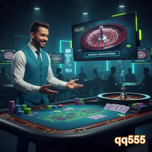 Ilustração de Explore a plataforma de jogos da qq555 com segurança avançada