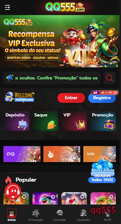 Clientes desfrutando do serviço VIP personalizado da qq555